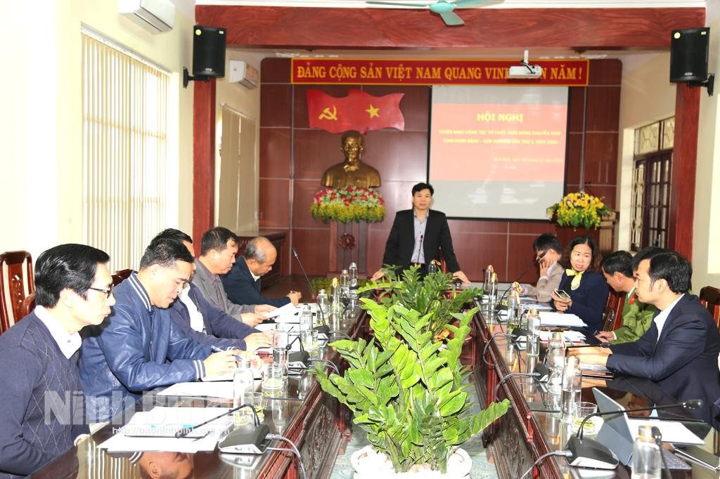 Giải bóng chuyền nam tỉnh Ninh Bình - Cup DOVECO lần thứ I, năm 2020 khai mạc ngày 15/12