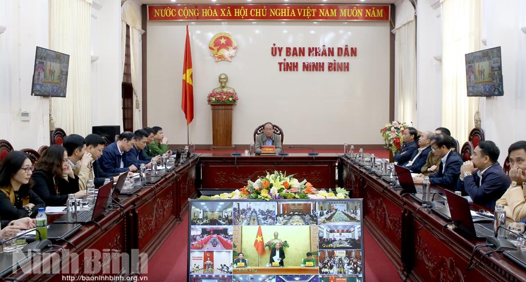 Hội nghị trực tuyến tổng kết 5 năm thực hiện phong trào bảo đảm trật tự an toàn giao thông