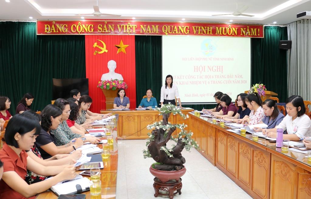 Triển khai công tác Hội Phụ nữ 6 tháng cuối năm 2020