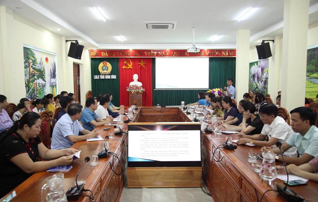 Công đoàn viên chức tỉnh triển khai Điều lệ và Hướng dẫn thi hành Điều lệ Công đoàn Việt Nam khóa XII