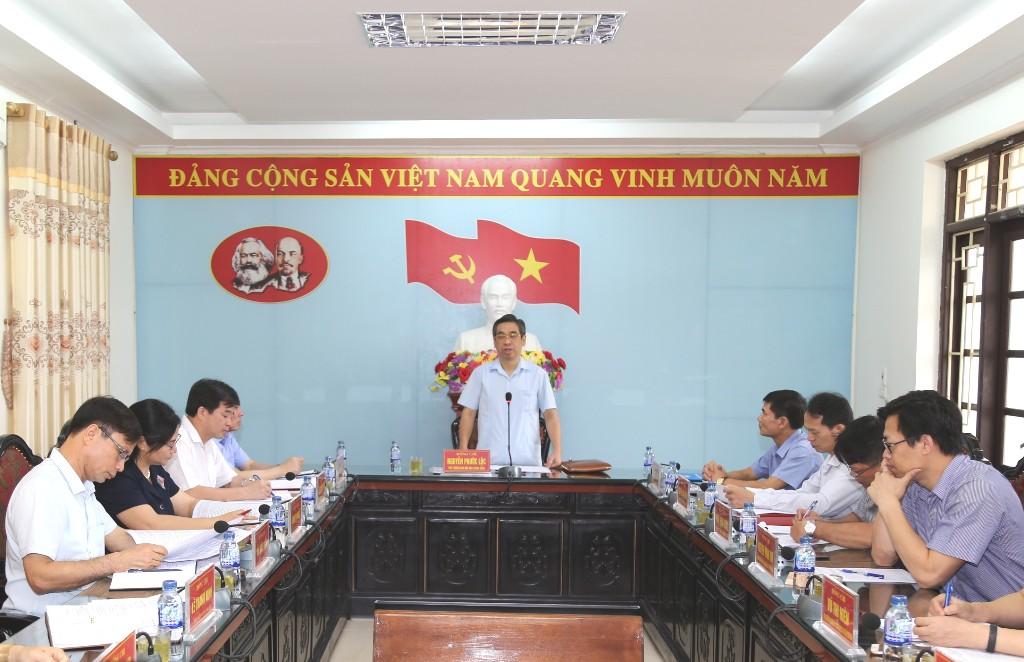 Ban Dân vận Trung ương làm việc tại Nho Quan