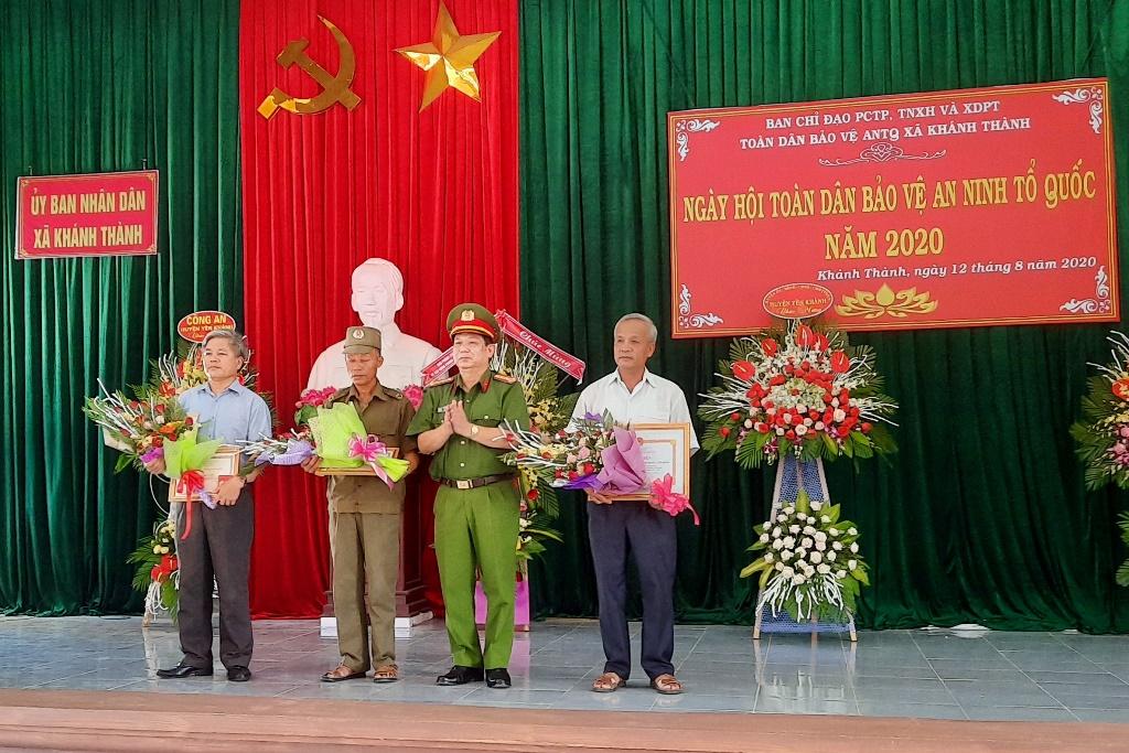Xã Khánh Thành tổ chức ngày hội "Toàn dân bảo vệ an ninh Tổ quốc"