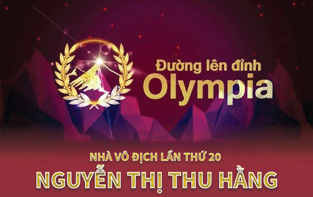 Nữ sinh Ninh Bình Nguyễn Thị Thu Hằng vô địch Đường lên đỉnh Olympia