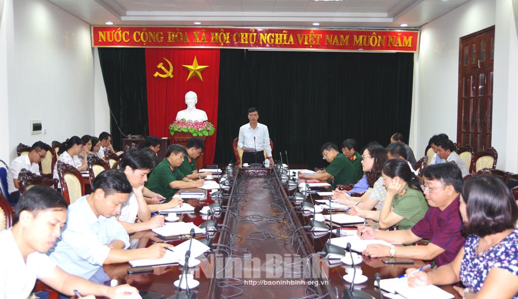 Thành phố Ninh Bình triển khai công tác tuyển chọn, gọi công dân nhập ngũ năm 2021