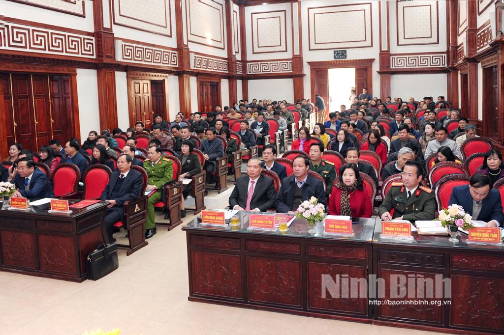 Hoa Lư tổng kết công tác lãnh đạo, chỉ đạo thực hiện nhiệm vụ năm 2020