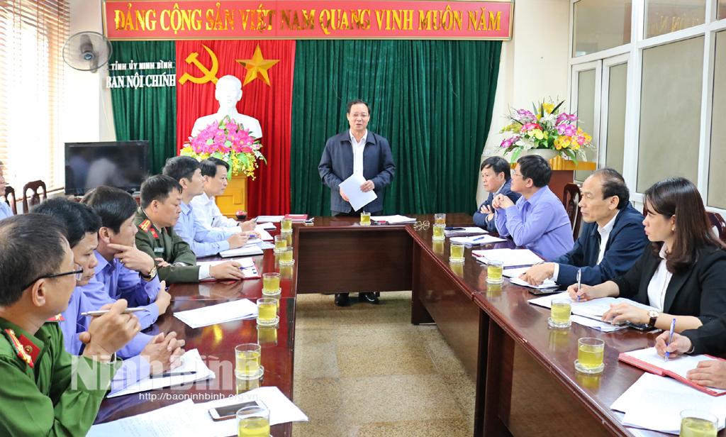Ban Nội chính Tỉnh ủy Ninh Bình viết tiếp truyền thống ngành Nội chính Đảng