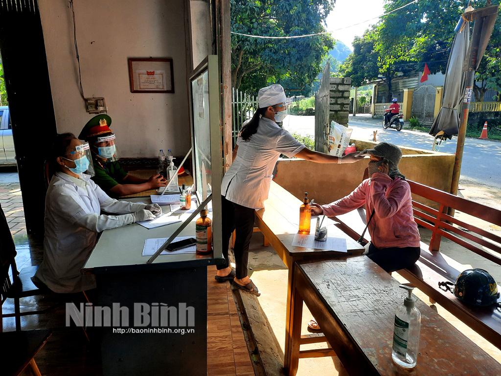 Công an huyện Nho Quan, tích cực tham gia phòng, chống dịch COVID-19