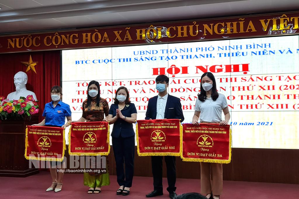 Thành phố Ninh Bình: 31 sản phẩm tham dự cuộc thi sáng tạo cấp tỉnh