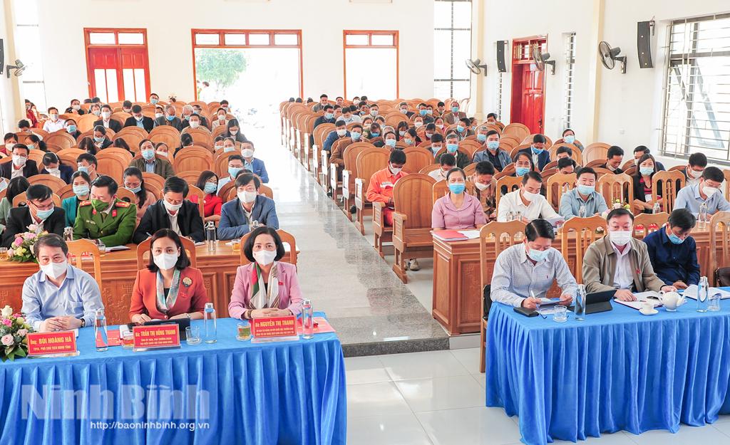 Đại biểu Quốc hội, HĐND tỉnh tiếp xúc cử tri huyện Nho Quan