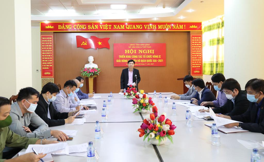 Triển khai công tác tổ chức vòng II Giải bóng chuyền vô địch quốc gia Bambo Aiway năm 2021