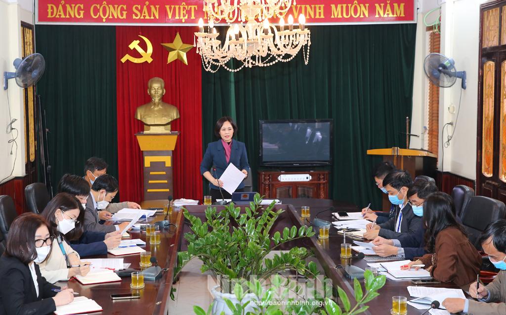 Đoàn đại biểu Quốc hội tỉnh giám sát tại Sở Tài nguyên và Môi trường, Sở Du lịch