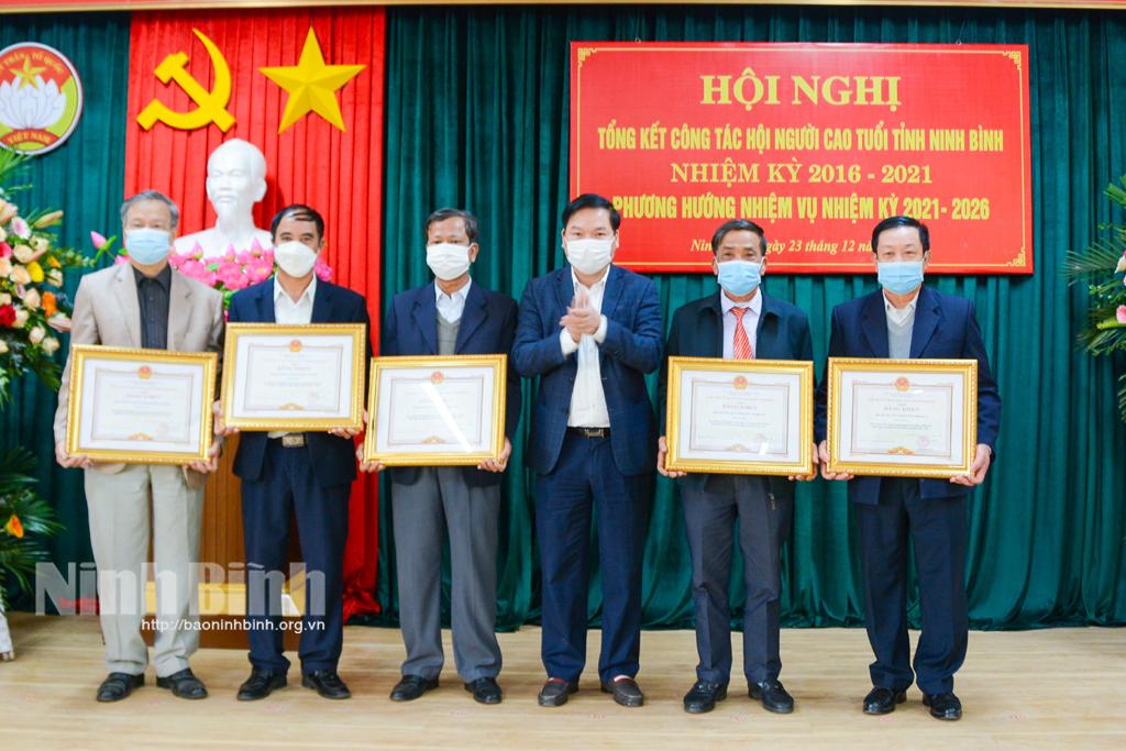 Hội Người cao tuổi tỉnh tổng kết nhiệm kỳ 2016-2021