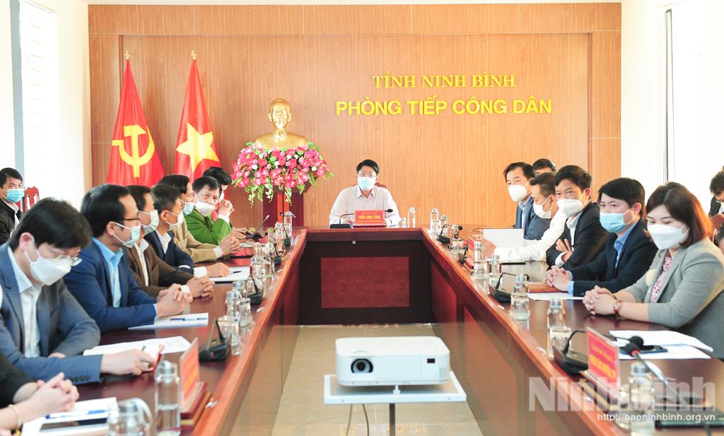 Triển khai một số nhiệm vụ trong công tác tiếp công dân