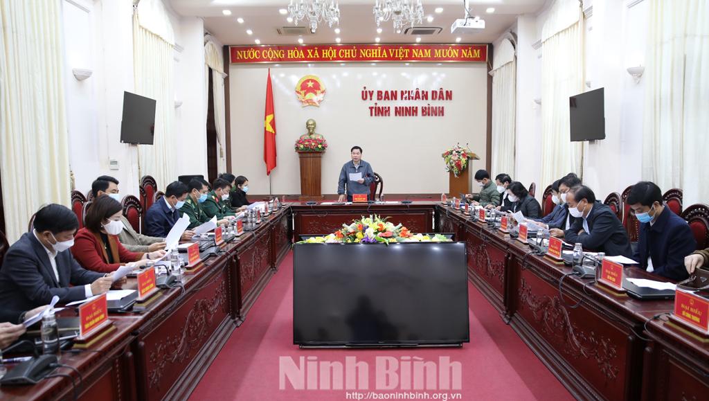 Hội nghị Ban Chỉ đạo phòng, chống dịch COVID-19 tỉnh