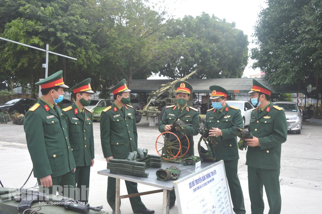 Quân khu 3 kiểm tra công tác chuẩn bị huấn luyện tại Ninh Bình