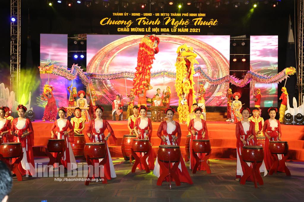 Chương trình nghệ thuật chào mừng Lễ hội Hoa Lư năm 2021