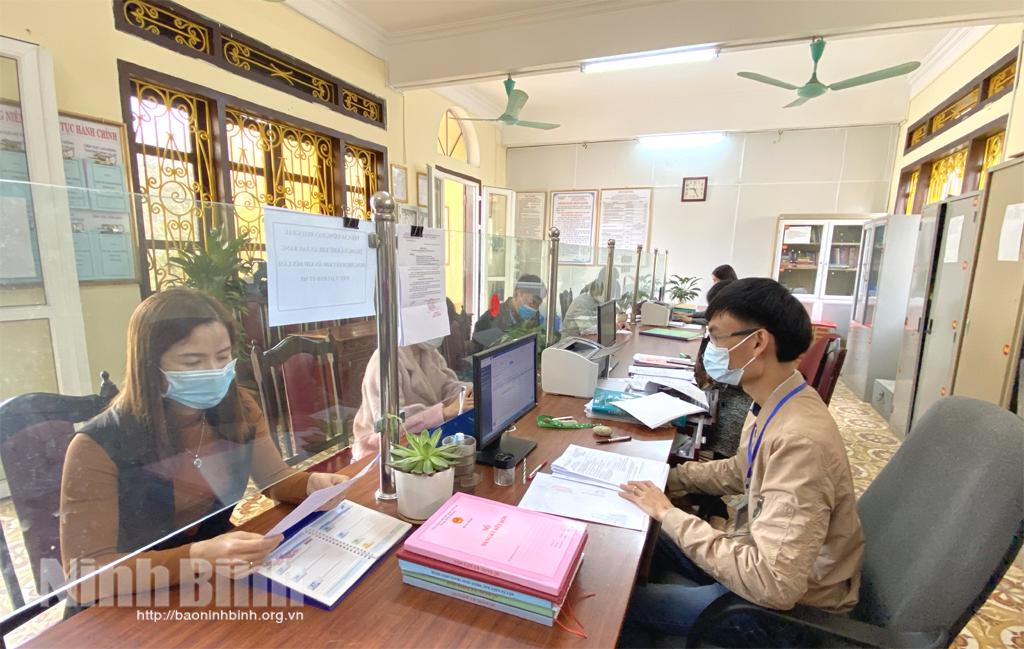 Gia Viễn nâng cao chất lượng, hiệu quả hoạt động bộ phận "Một cửa"