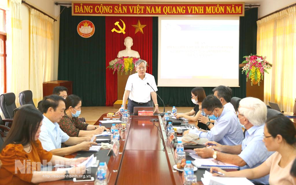 Hội thảo tư vấn phản biện Đề án "Phát triển du lịch Ninh Bình giai đoạn 2021- 2030, định hướng đến năm 2045"