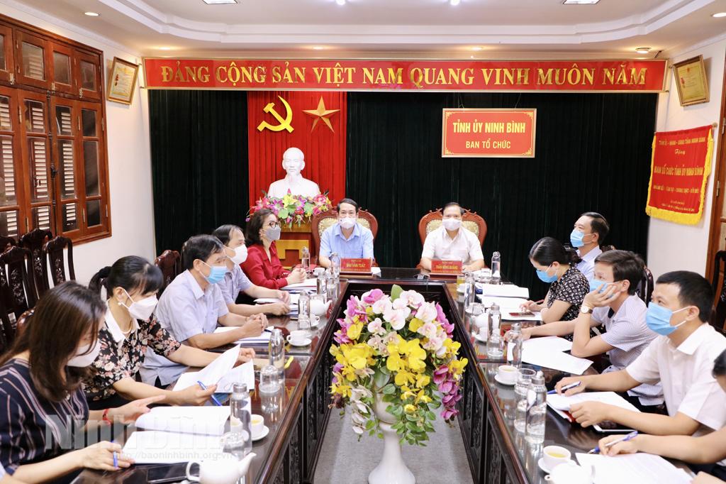 Hội nghị trực tuyến triển khai nhiệm vụ công tác tổ chức, xây dựng Đảng 6 tháng cuối năm