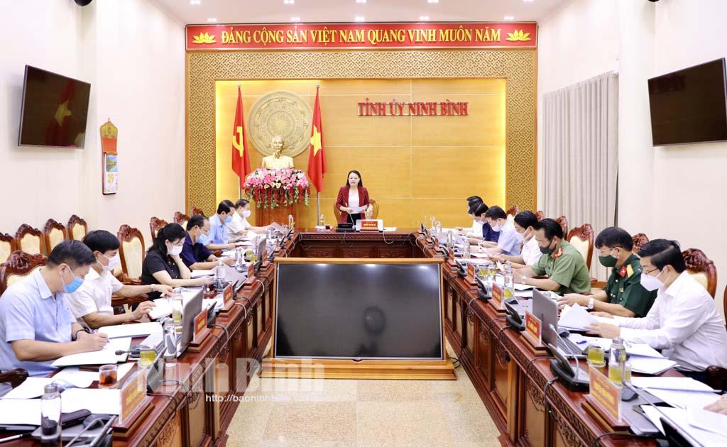 Hội nghị Ban Thường vụ Tỉnh ủy