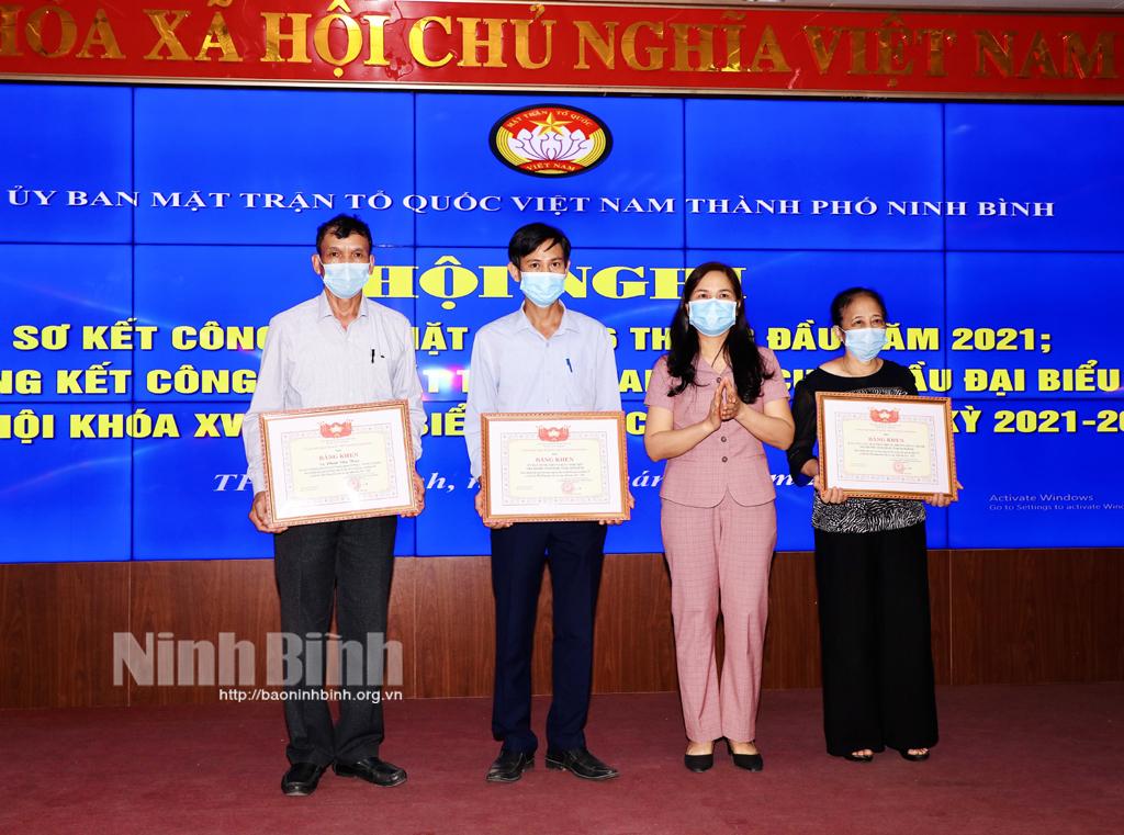 MTTQ thành phố Ninh Bình sơ kết 6 tháng đầu năm