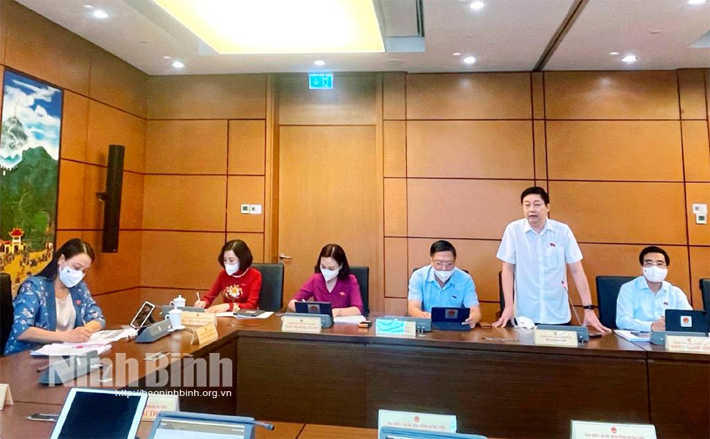 Đoàn đại biểu quốc hội tỉnh: Góp phần vào thành công kỳ họp đầu tiên của Quốc hội khóa XV