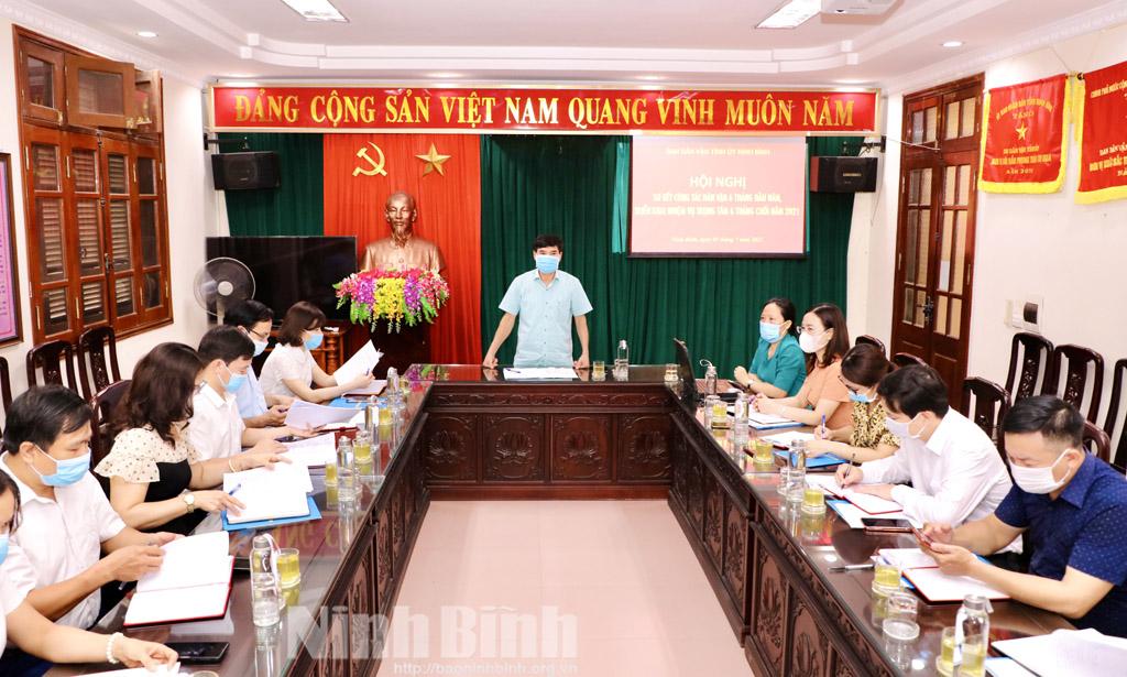 Sơ kết công tác dân vận 6 tháng đầu năm