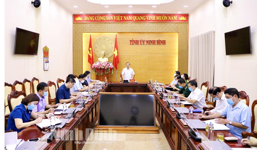 Giao ban công tác dân vận quý II