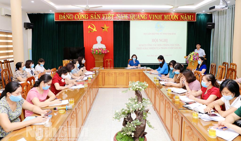Hội LHPN tỉnh triển khai nhiệm vụ 6 tháng cuối năm 2021