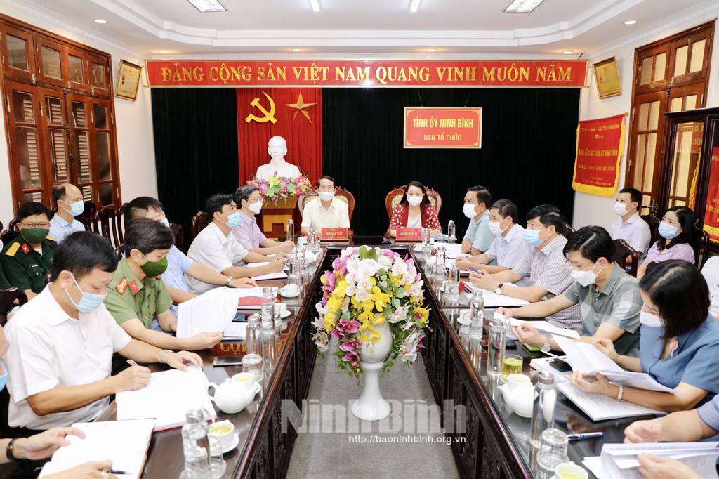 Hội nghị trực tuyến triển khai nhiệm vụ trọng tâm công tác Tổ chức xây dựng Đảng quý IV năm 2021