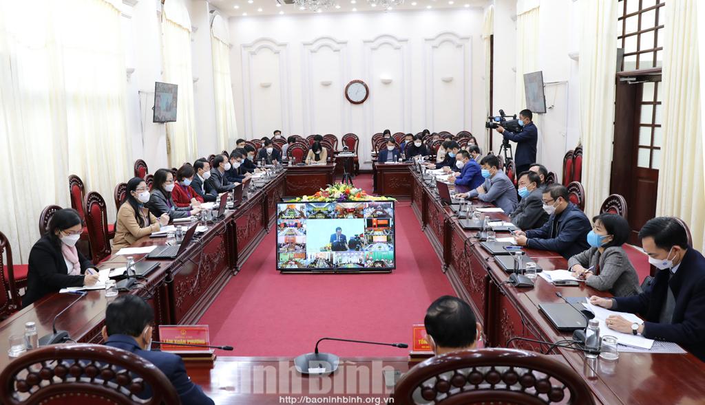 Hội nghị trực tuyến công tác Lao động, Người có công và Xã hội