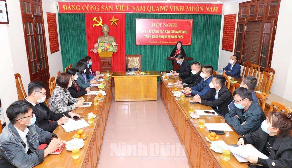 Tổng kết công tác báo chí năm 2021