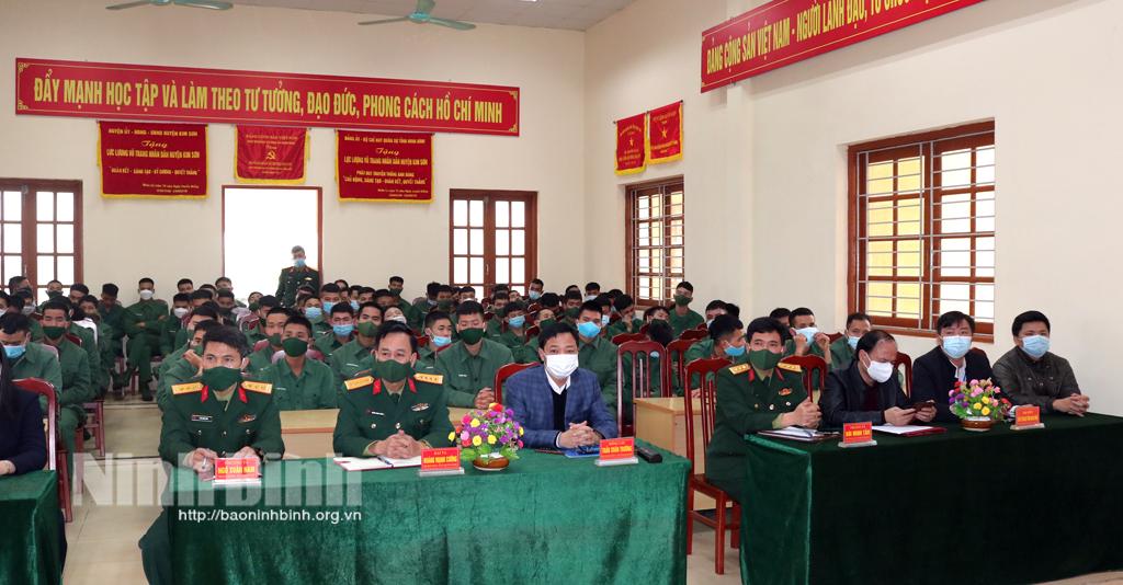 Kim Sơn đón nhận, tư vấn việc làm cho quân nhân xuất ngũ