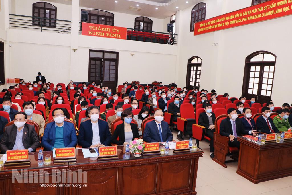 Thành ủy Ninh Bình triển khai chương trình công tác năm 2022