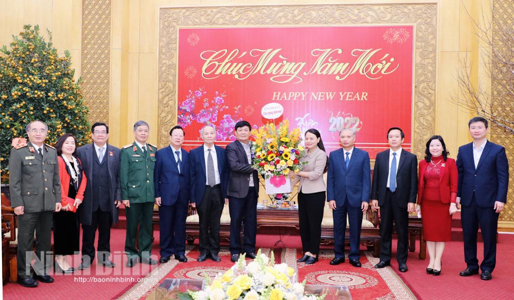 Hội đồng hương tỉnh Ninh Bình tại Hà Nội chúc Tết Tỉnh ủy, HĐND, UBND tỉnh