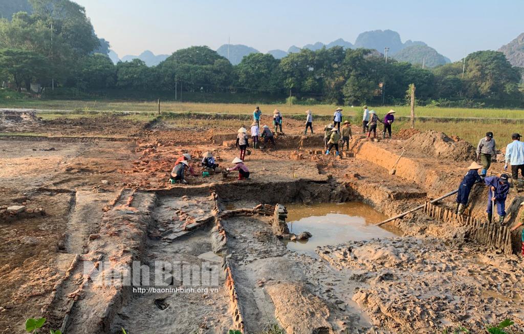 Dáng vóc Kinh đô Hoa Lư trong lòng đất mẹ