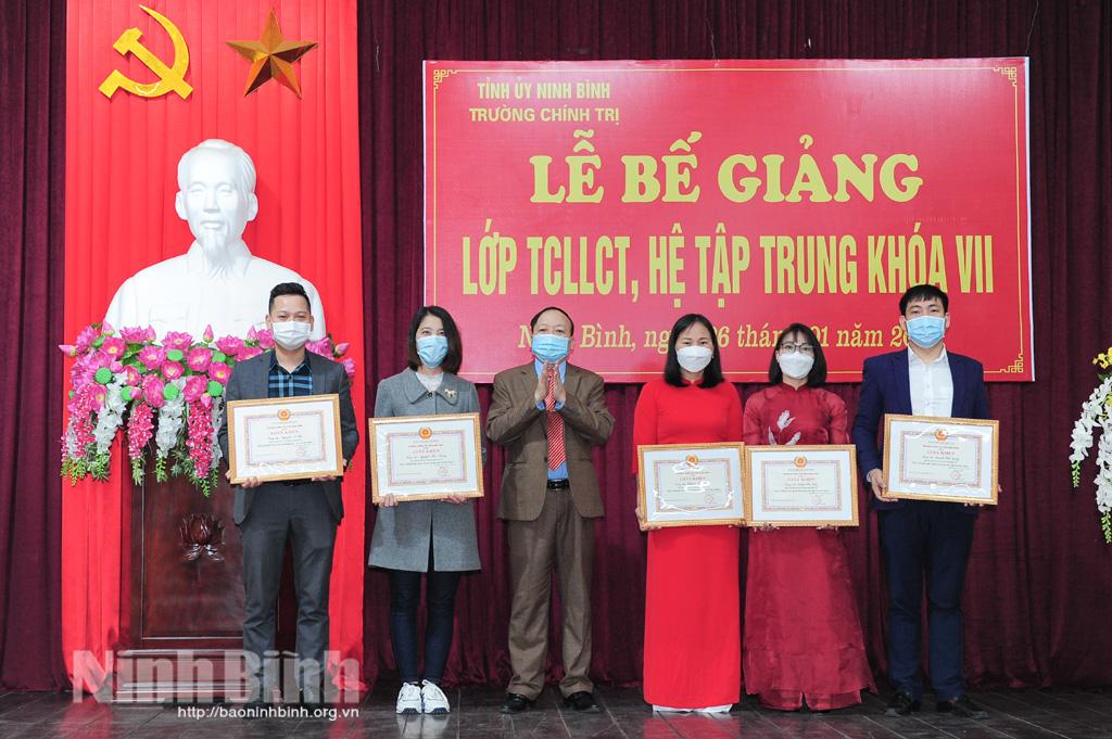 Bế giảng lớp Trung cấp Lý luận Chính trị tập trung Khóa VII