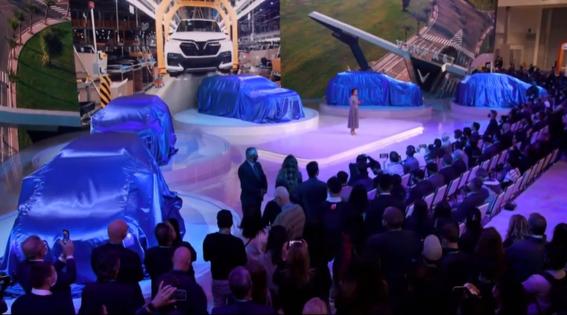 VinFast ra mắt 3 mẫu xe điện mới tại triển lãm CES ở Mỹ