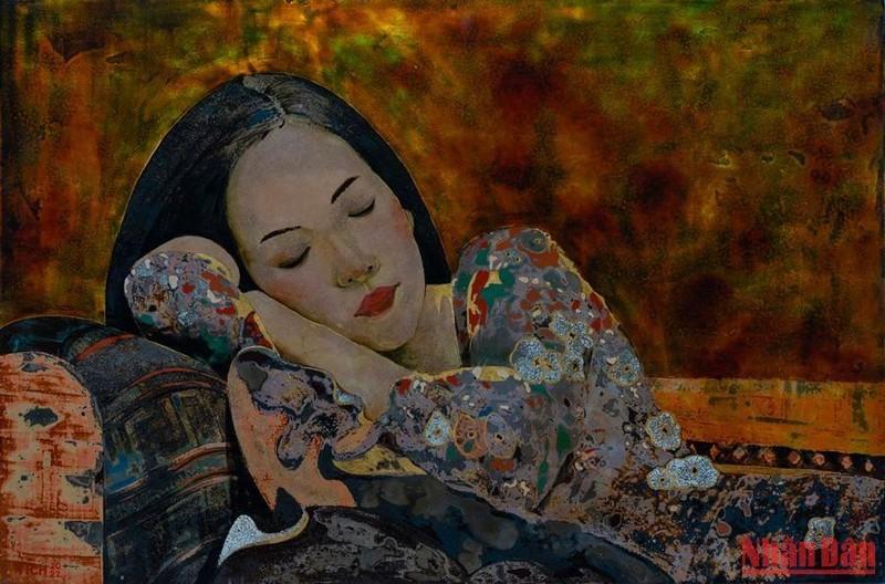 "Khu vườn" nghệ thuật sơn mài của họa sĩ Vũ Văn Tịch