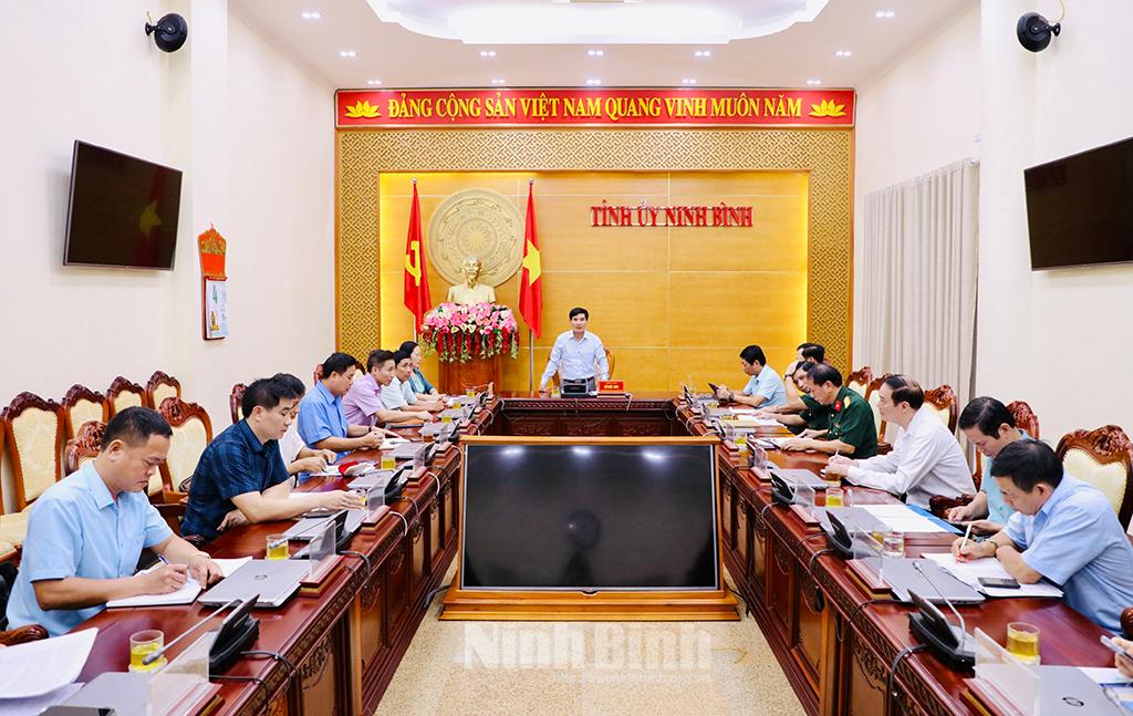 Giao ban công tác dân vận quý III