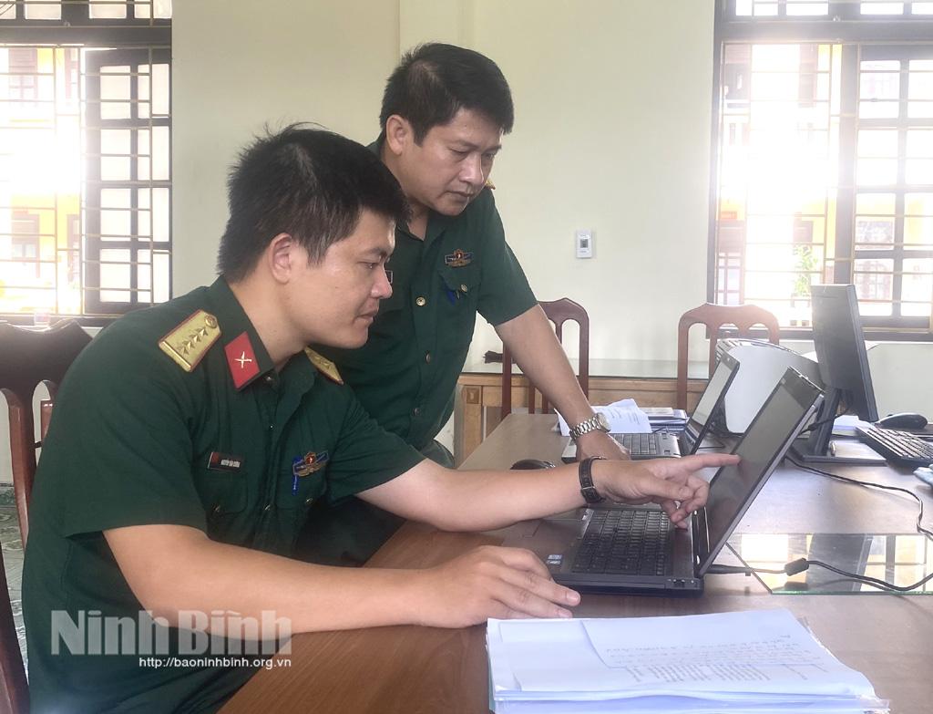 Lan tỏa phong trào thi đua Quyết thắng trong LLVT huyện Yên Khánh