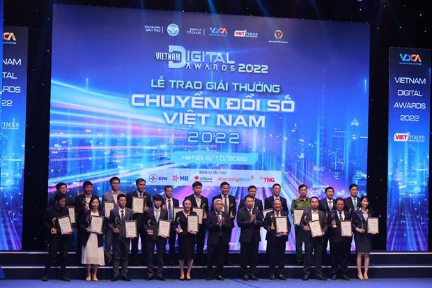 Vinh danh 49 tổ chức, doanh nghiệp và sản phẩm chuyển đổi số xuất sắc nhất 2022