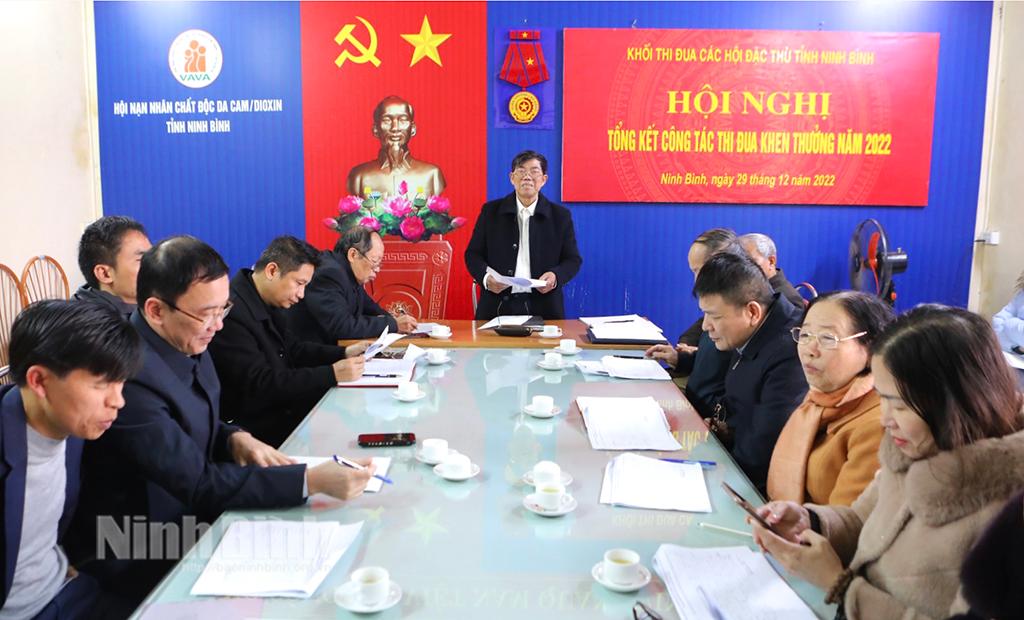 Tổng kết công tác thi đua, khen thưởng Khối các Hội đặc thù năm 2022