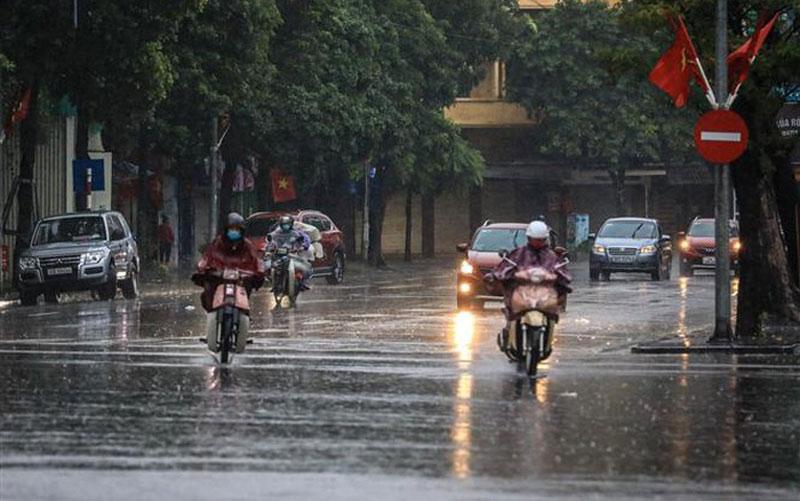 Từ đêm 15/4, không khí lạnh gây mưa dông ở Bắc Bộ và Bắc Trung Bộ