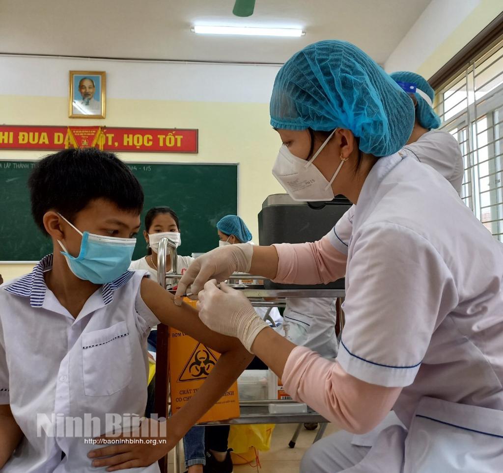 Tiêm diện rộng vắc xin phòng COVID-19 cho trẻ từ 5 đến dưới 12 tuổi