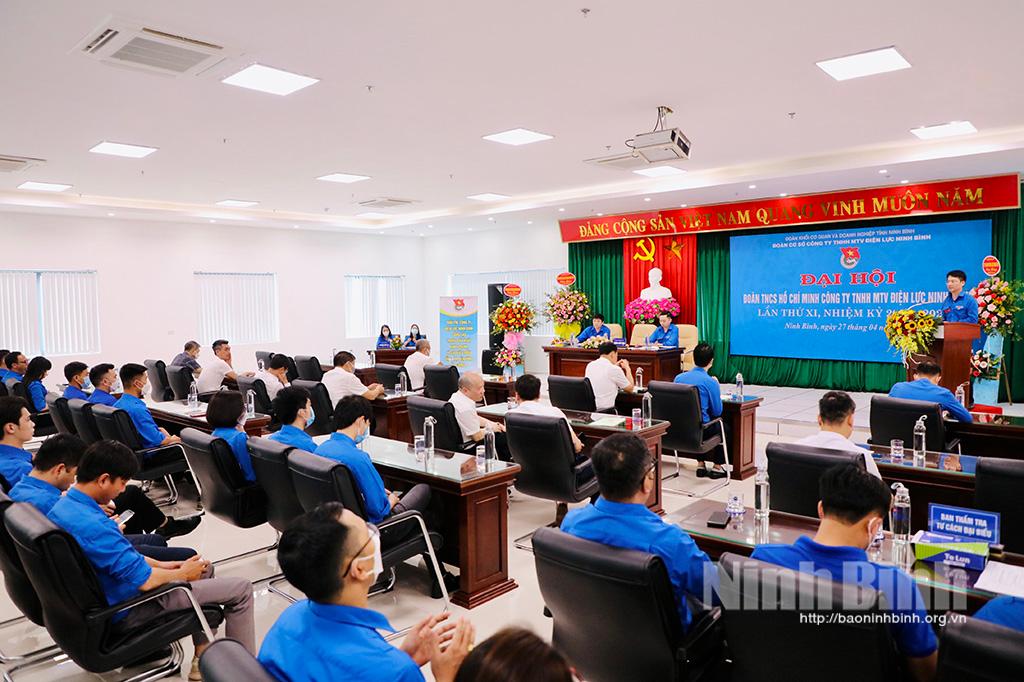 Đại hội đại biểu Đoàn thanh niên Công ty TNHH MTV Điện lực Ninh Bình nhiệm kỳ 2022 - 2027