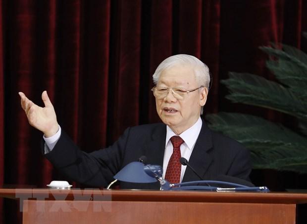 "Ra sức phấn đấu, thực hiện thắng lợi Nghị quyết Hội nghị lần thứ 5, Ban Chấp hành Trung ương Đảng khóa XIII"