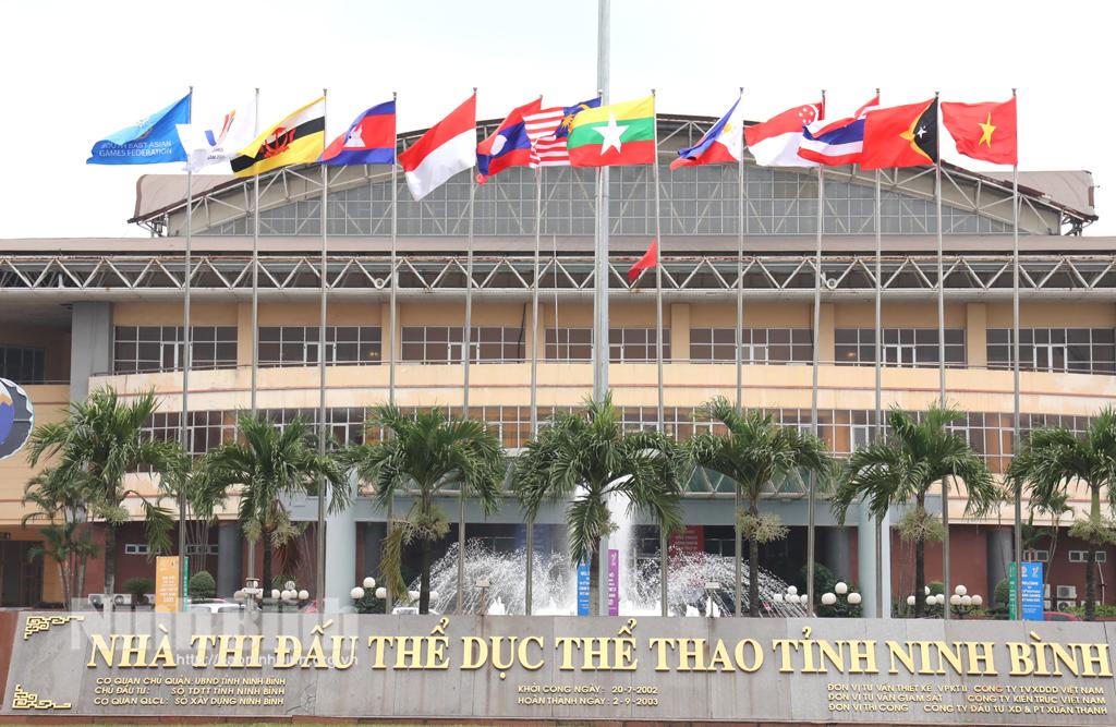 Nhà thi đấu TDTT tỉnh sẵn sàng cho ngày khai cuộc