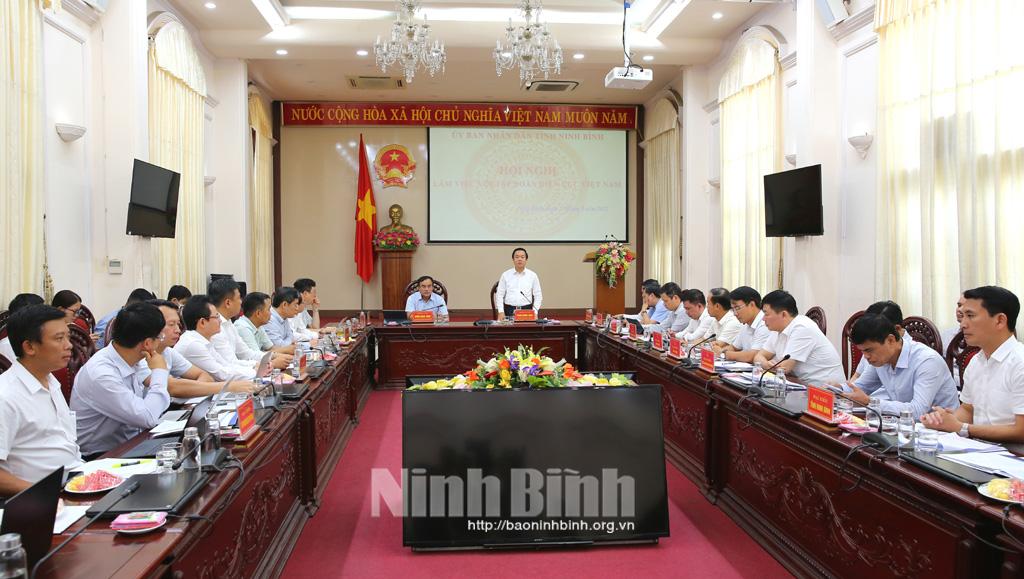 Tập đoàn Điện lực Việt Nam làm việc với UBND tỉnh