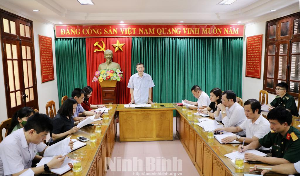 Giao ban công tác báo chí, tuyên truyền tháng 5